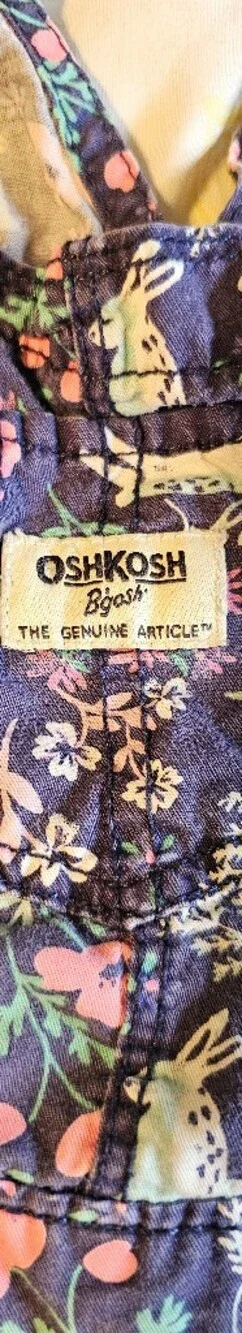 OshKosh B'gosh Purple Floral Top with Pink and Green Accents
